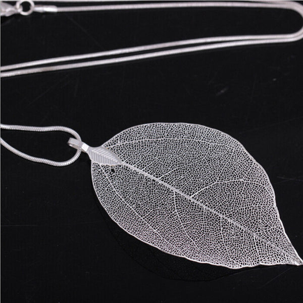 Golden Leaf Ethnic Necklace Statement Pendant Necklaces Kuniu 2017 Long Chian Chockers For Women Jewelry Woman Collier Hot Sale