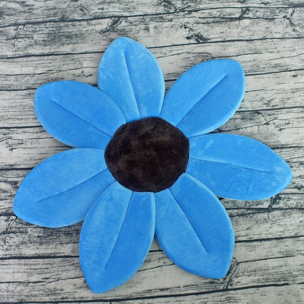 0-1 Years Newborn Baby Flower Pillow Soft Lotus Shape Foldable Cushion Sunflower Infant Blooming Mat For Boys Girls