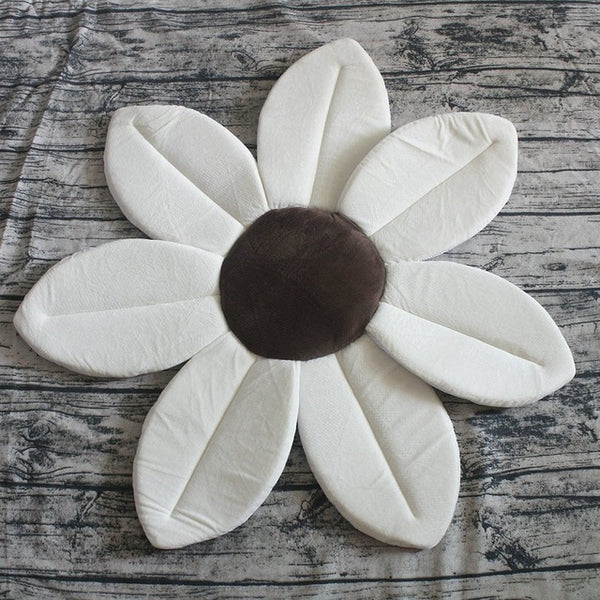 0-1 Years Newborn Baby Flower Pillow Soft Lotus Shape Foldable Cushion Sunflower Infant Blooming Mat For Boys Girls