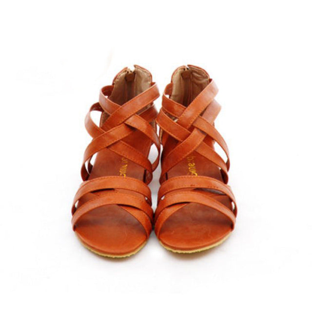 Buy SKYHEEL Latest Flats Sandals for Women s/Girls (DARK BROWN, numeric_7)  at Amazon.in