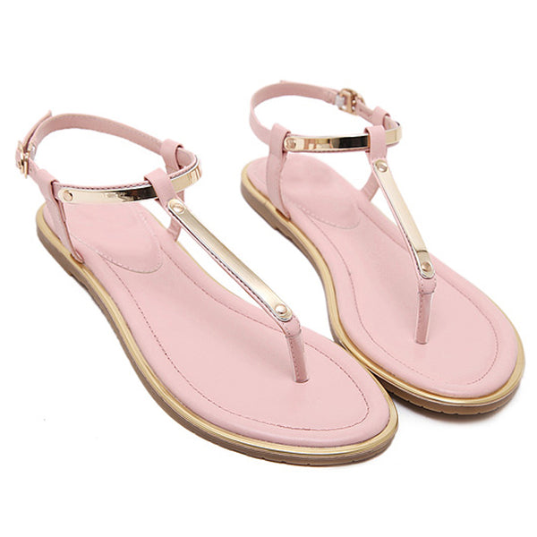 Women's Sandals Solid Four Colors Flat Causal Fashion Shoes
