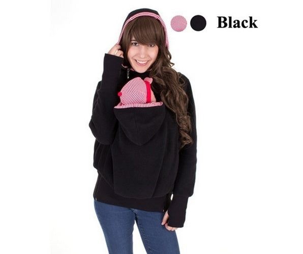 Baby Carrier Jacket Kangaroo Winter Maternity Outerwear Coat For Pregnant Women Thickened Pregnancy Wearing