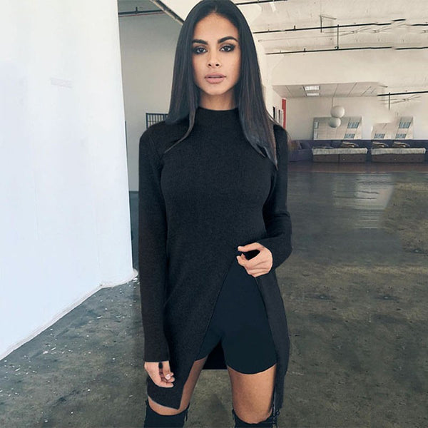 Lady Fashion Cotton Knitwear Women Casual Sweater Knitted Plus Size Pullover Sweater