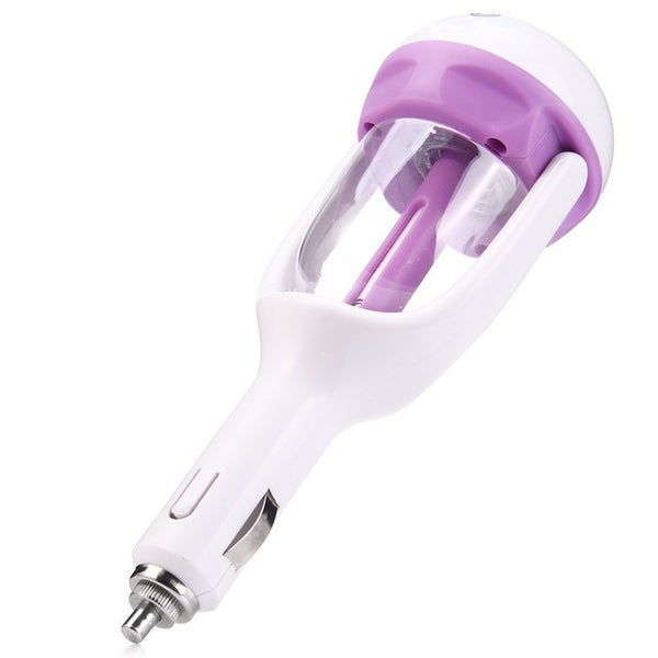 Car Air Purifier 12V 180 Degree Rotation Air Ionizer Humidifier Purifying Vehicle Environment  Deodorant Auto Luft Ionisator