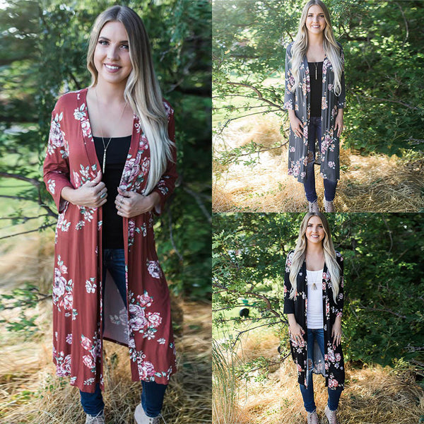 Kimono Cardigan Casual Summer Blouses