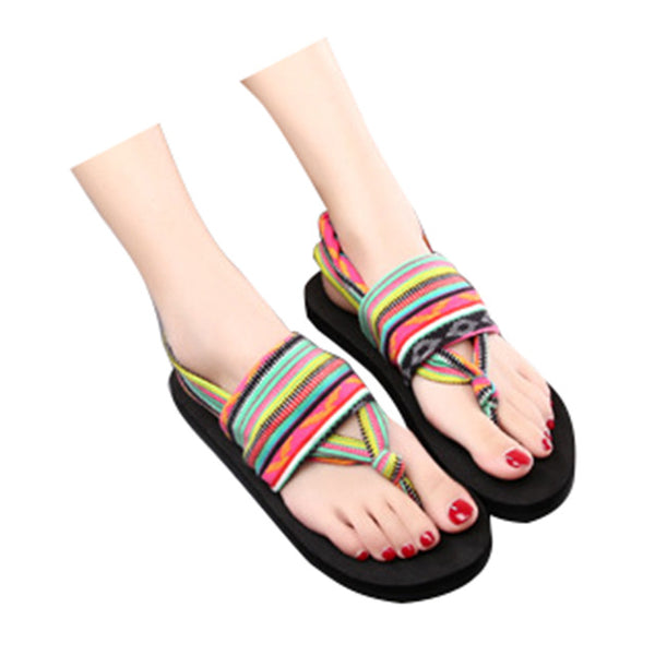 Women Flip Flops New Leisure Slip on Women Shoes Flower Sandals