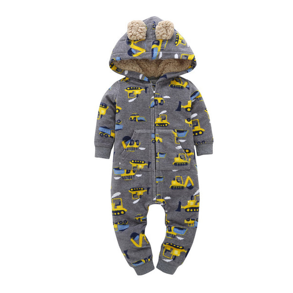 New Sale Baby Boy Romper Cartoon Infant Jumpsuit For Newborns Long-sleeved Children Clothing For Boys Cotton Overall Sets