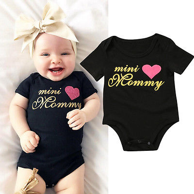 Newborn Infant Baby Boys Girls Romper Playsuit Jumpsuit Clothes Outfits