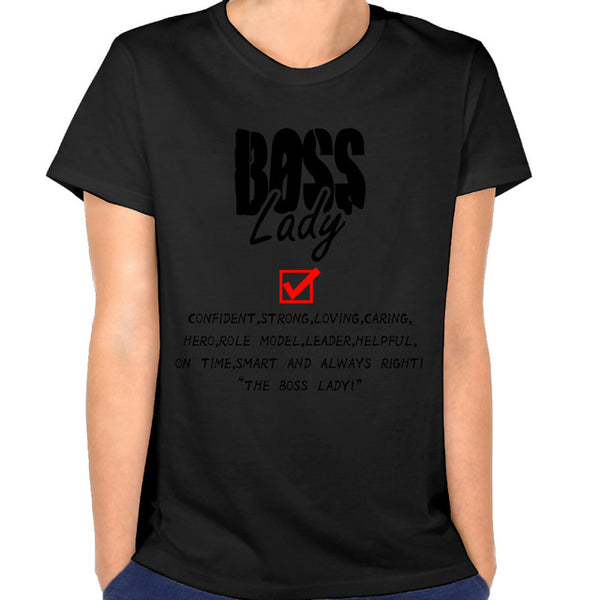 Newest Boss Lady Strong Lady Woman Tee Tumblr T-shirts T-shirt for Women