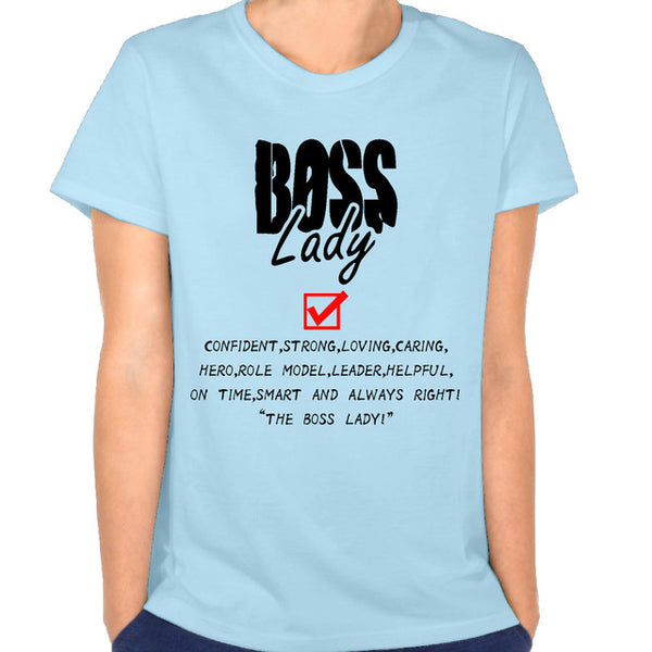 Newest Boss Lady Strong Lady Woman Tee Tumblr T-shirts T-shirt for Women