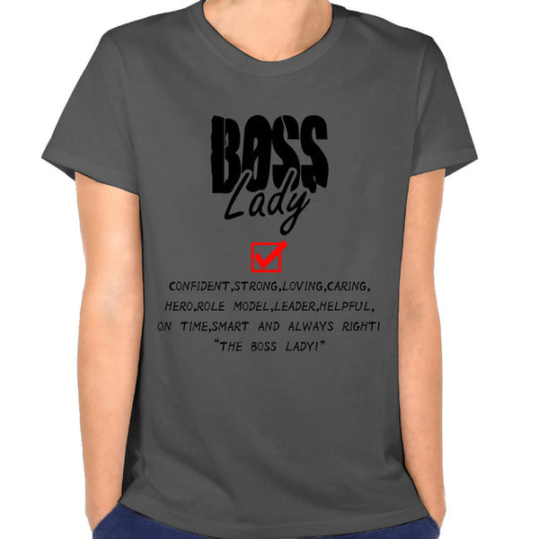 Newest Boss Lady Strong Lady Woman Tee Tumblr T-shirts T-shirt for Women