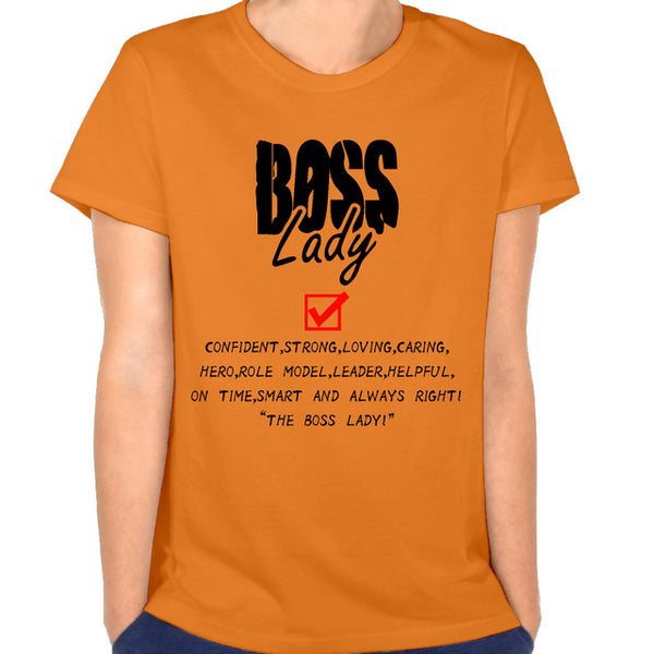 Newest Boss Lady Strong Lady Woman Tee Tumblr T-shirts T-shirt for Women