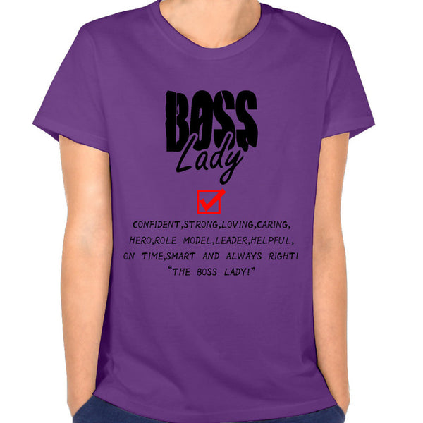 Newest Boss Lady Strong Lady Woman Tee Tumblr T-shirts T-shirt for Women