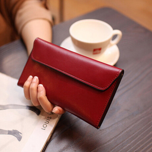 Envelope Clutch Purse Mini Leather Ladies Hand Bags