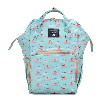 Fashion Mommy Maternity Baby Care Nappy Bag Brand Large Capacity Baby Dry Wet Bag Designer Travel Backpack Nursing Diaper Bag