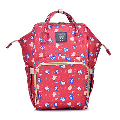 Fashion Mommy Maternity Baby Care Nappy Bag Brand Large Capacity Baby Dry Wet Bag Designer Travel Backpack Nursing Diaper Bag
