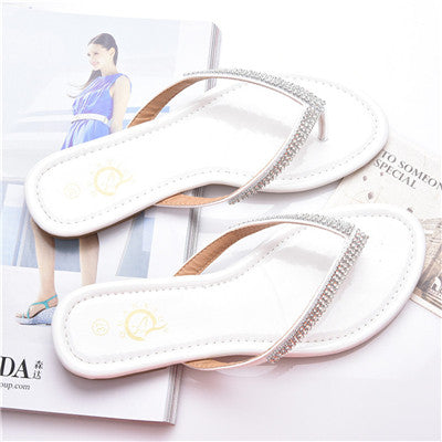 Women Sandals Flip Flop Ladies Fashion Rhinestone Sandals Gladiator Sandals