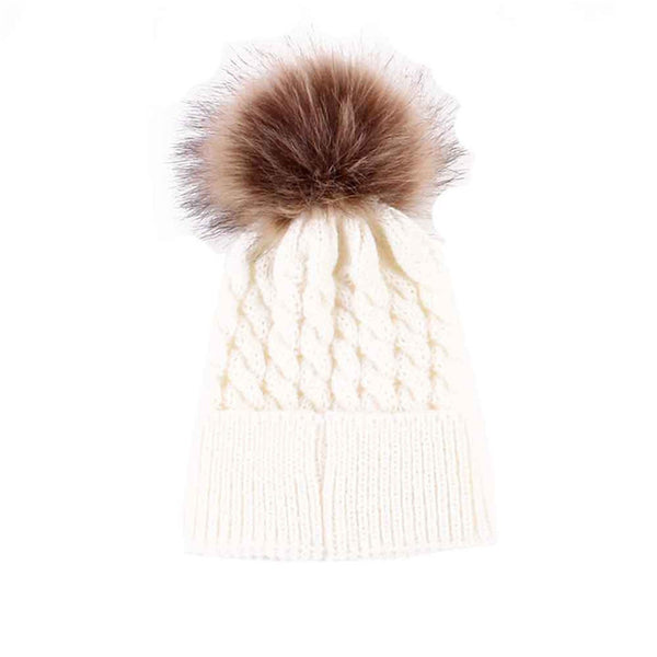 Winter Baby Kids Hat for Girl Boy Cap Cute Hats Knitted Wool Autumn Newborn Children Hats