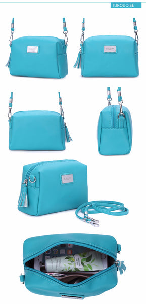 Women Messenger PU Solid Flap Crossbody Bag Purse Shoulder Bag