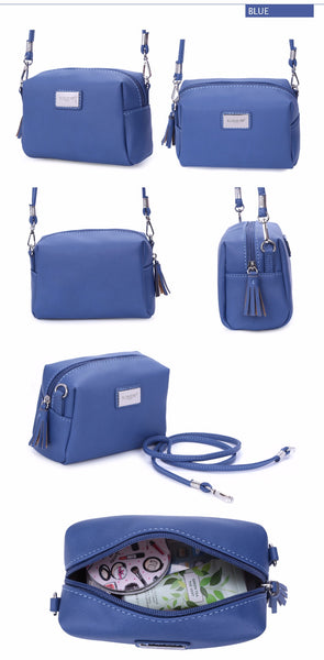 Women Messenger PU Solid Flap Crossbody Bag Purse Shoulder Bag