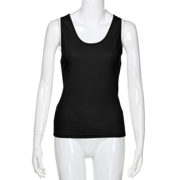 Women Sexy Tops Racerback Tank Top Backless Sleeveless Blouse