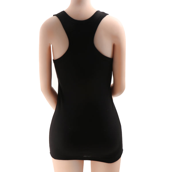 Summer Sexy Low-cut Basic T-shirts Fashion Lady Tank Top Solid Comfortable Cotton Sleeveless Camisole Tops