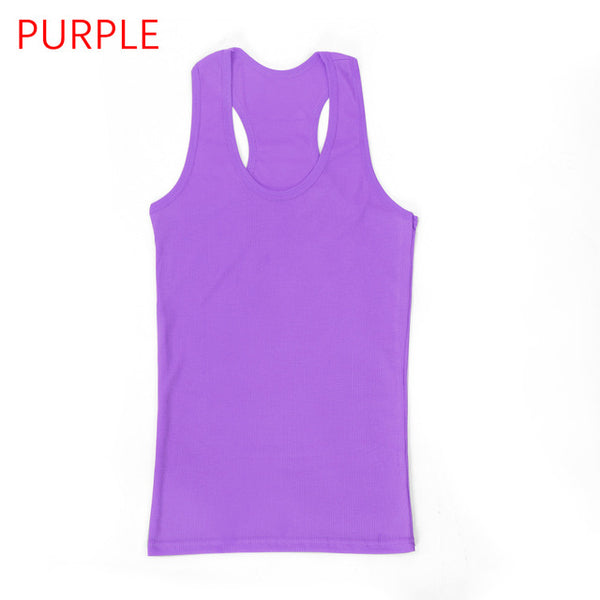 Summer Sexy Low-cut Basic T-shirts Fashion Lady Tank Top Solid Comfortable Cotton Sleeveless Camisole Tops