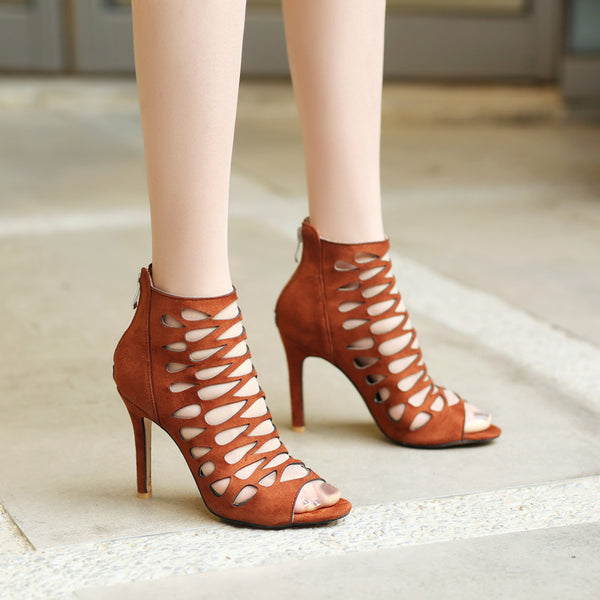 Women Gladiator Sandals Summer Sexy Ladies High Thin Heels
