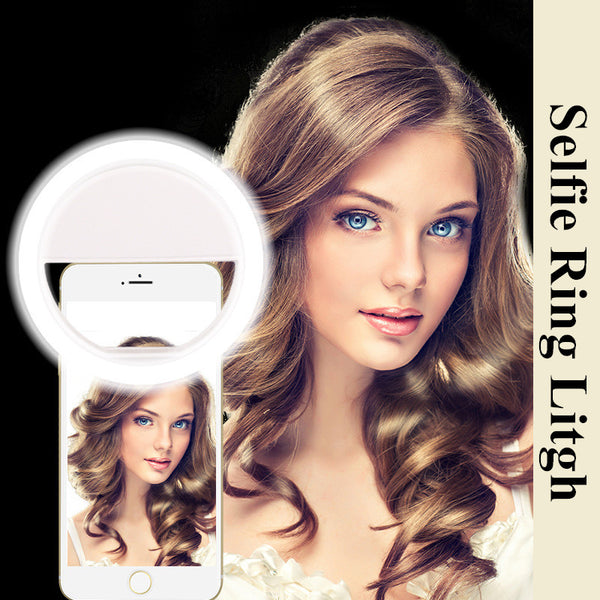 Portable Flash 36 Led Camera Enhancing Photography Selfie Ring Light for Smartphone iPhone 6 plus 6s 6 5s 5 4s 4 Samsung Galaxy