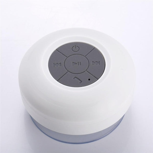 Portable Waterproof Shower Speakers  Bluetooth Handsfree Receive Call Music Suction Mic For iPhone Wireless Subwoofer Speaker
