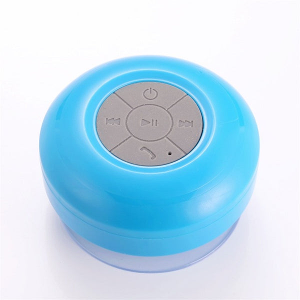 Portable Waterproof Shower Speakers  Bluetooth Handsfree Receive Call Music Suction Mic For iPhone Wireless Subwoofer Speaker