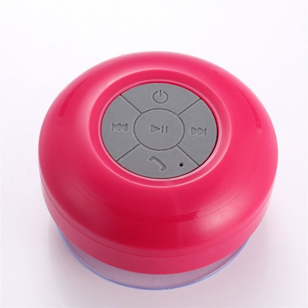 Portable Waterproof Shower Speakers  Bluetooth Handsfree Receive Call Music Suction Mic For iPhone Wireless Subwoofer Speaker