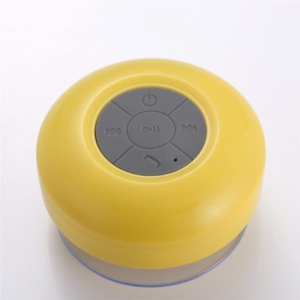 Portable Waterproof Shower Speakers  Bluetooth Handsfree Receive Call Music Suction Mic For iPhone Wireless Subwoofer Speaker