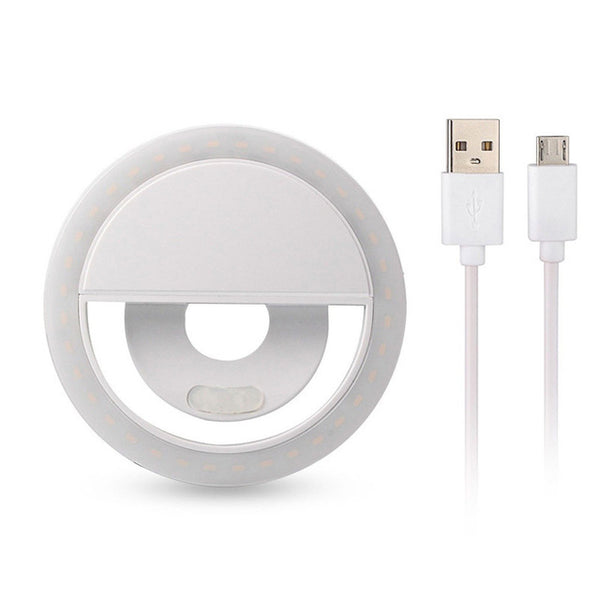Portable Flash 36 Led Camera Enhancing Photography Selfie Ring Light for Smartphone iPhone 6 plus 6s 6 5s 5 4s 4 Samsung Galaxy