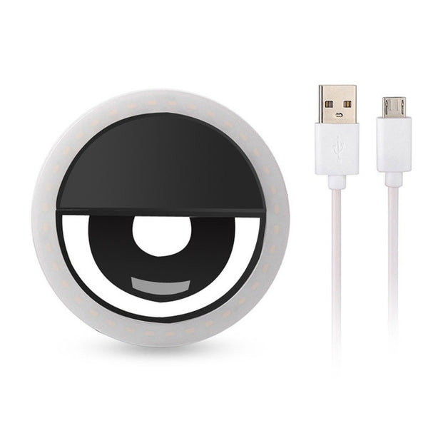 Portable Flash 36 Led Camera Enhancing Photography Selfie Ring Light for Smartphone iPhone 6 plus 6s 6 5s 5 4s 4 Samsung Galaxy