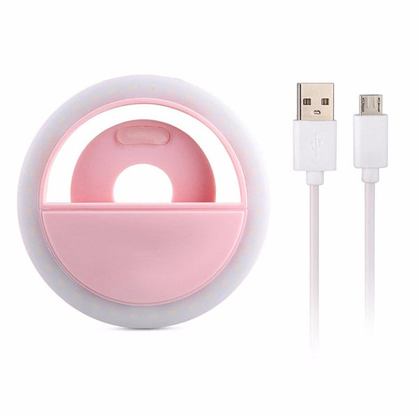 Portable Flash 36 Led Camera Enhancing Photography Selfie Ring Light for Smartphone iPhone 6 plus 6s 6 5s 5 4s 4 Samsung Galaxy