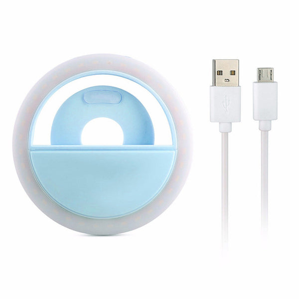 Portable Flash 36 Led Camera Enhancing Photography Selfie Ring Light for Smartphone iPhone 6 plus 6s 6 5s 5 4s 4 Samsung Galaxy