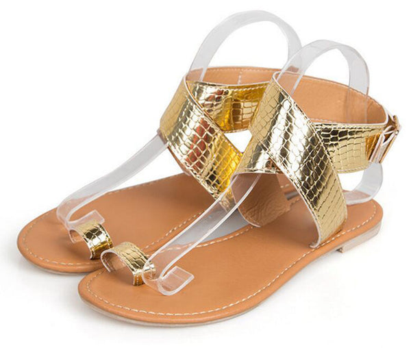 Ladies Summer Sandals Women Sling Back Flats