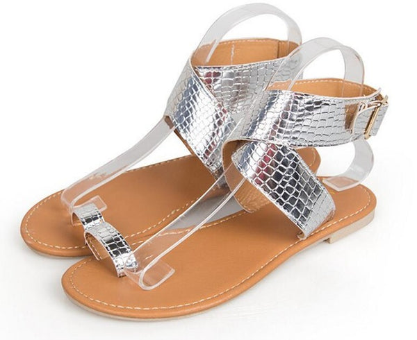 Ladies Summer Sandals Women Sling Back Flats