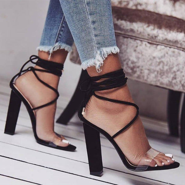 Women High Heel Casual Sandal Shoes