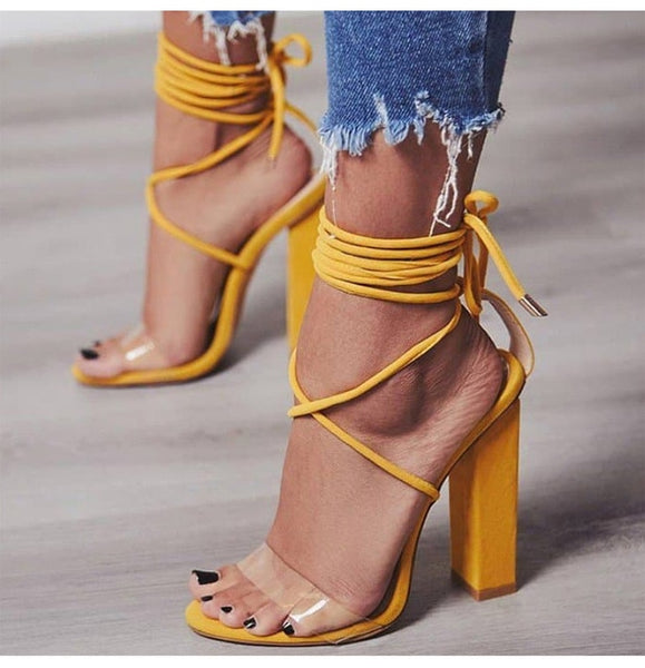 Women High Heel Casual Sandal Shoes