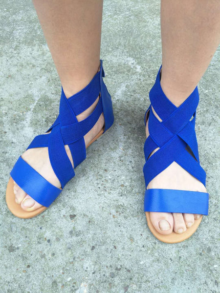 Women Casual Gladiator Flat Rome Sandals