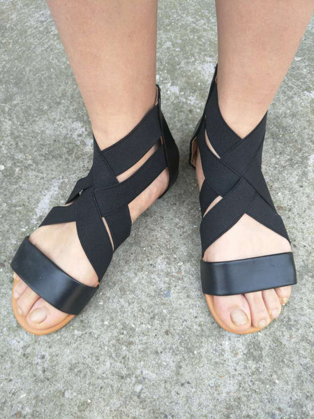 Women Casual Gladiator Flat Rome Sandals