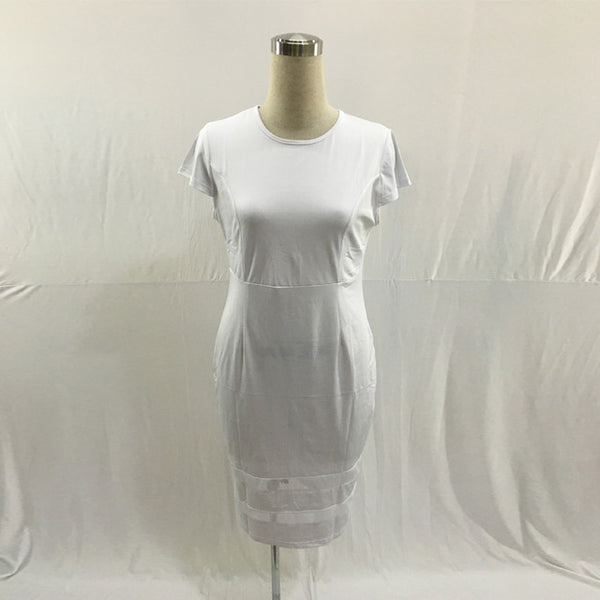 Plus Size Women Clothing Slim Office Lady Elegant Bodycon Dress
