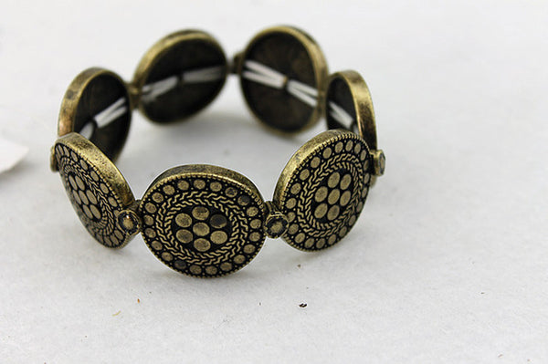 Free Fashion Beautiful Retro Round Elastic Bracelet -Just Pay Shipping