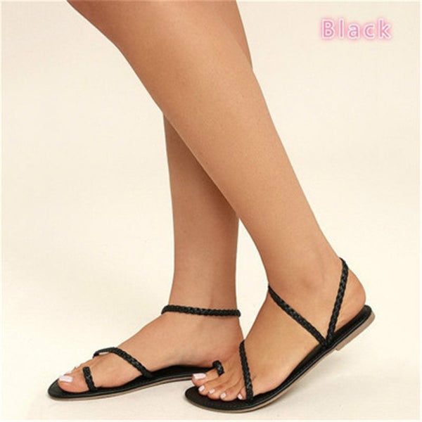 Fashion Sandals Beach Shoes Woman Gladiator Flip Flops Flats