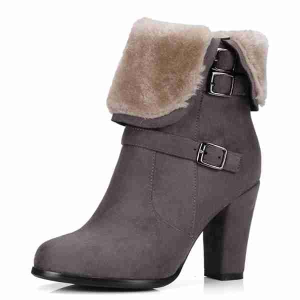 Plush Women Warm Ankle Boots