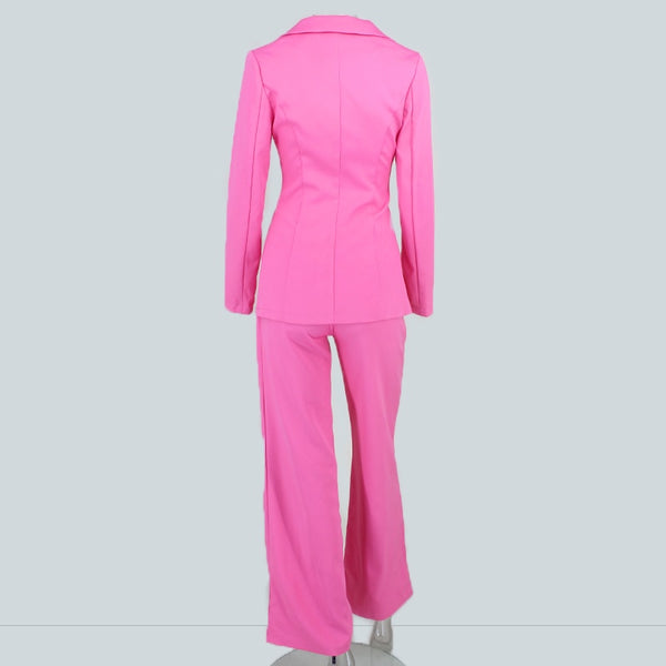 Formal Top And Pants Elegant  Sexy Two Piece Set