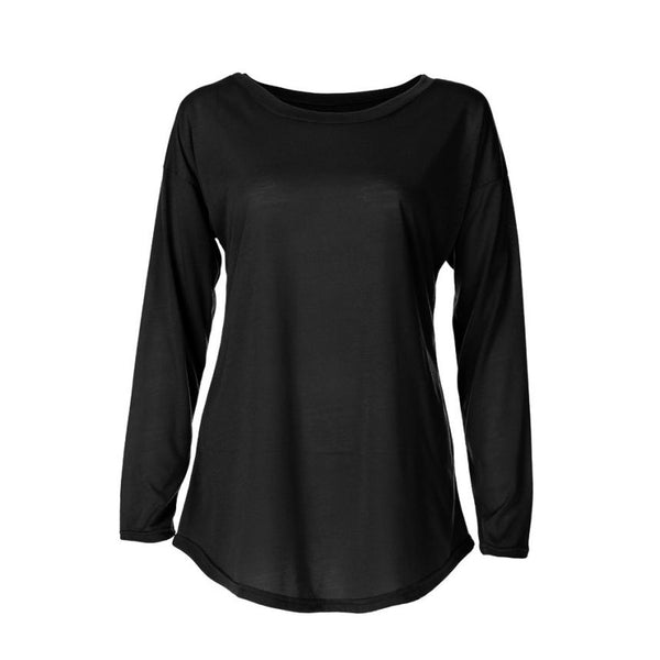 Women's Long Sleeve Chic Fashion Top T-shirt