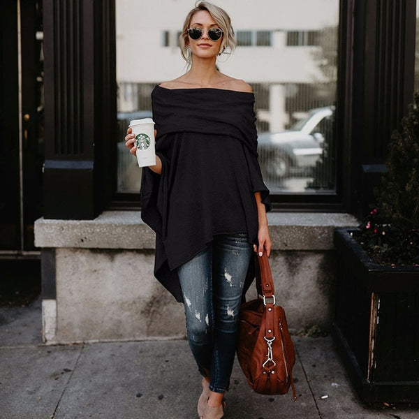 Women's Fashion Off Shoulder Tops